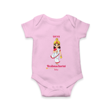 Navaratri Brahmacharini Romper - BABY PINK - New Born (Chest 14")