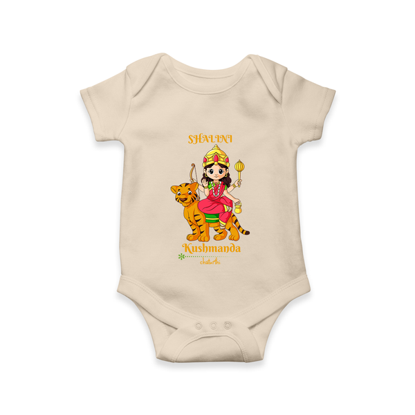 Navaratri Kushmanda Romper - IVORY - New Born (Chest 14")