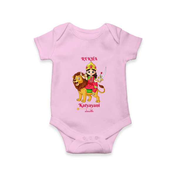 Navaratri Katyayani Romper - BABY PINK - New Born (Chest 14")
