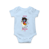 Navaratri Kaalratri Romper - BABY BLUE - New Born (Chest 14")