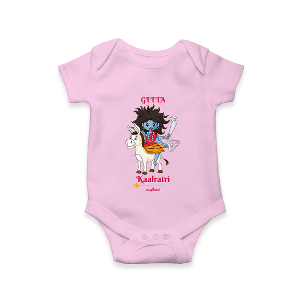 Navaratri Kaalratri Romper - BABY PINK - New Born (Chest 14")