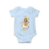 Navaratri Mahagauri Romper - BABY BLUE - New Born (Chest 14")