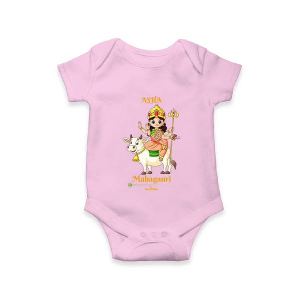 Navaratri Mahagauri Romper - BABY PINK - New Born (Chest 14")