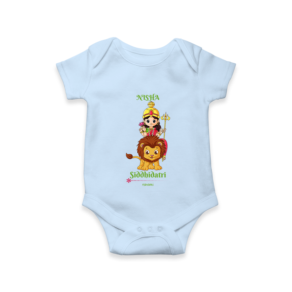 Navaratri Siddhidatri Romper - BABY BLUE - New Born (Chest 14")
