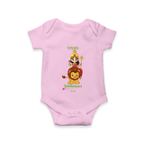 Navaratri Siddhidatri Romper - BABY PINK - New Born (Chest 14")