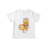 Celebrate This Navaratri With Goddess Skandmata - Customized T-Shirt For Kids - WHITE - 0-5 Months Old (Chest 17")