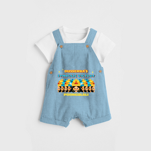 Dussehra's Symbolic Victory - Customized Dungaree Set For Kids