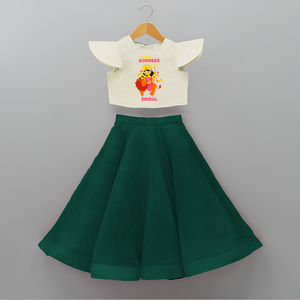 Little Goddess - Customized Crop Top And Skirt For kids