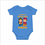 My First Dandiya Night Personalized Romper