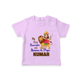 My First Navratri With Mumma and Papa T-shirt | Custom Baby T-shirt for Family Fun - LILAC - 0-5 Months Old (Chest 17")