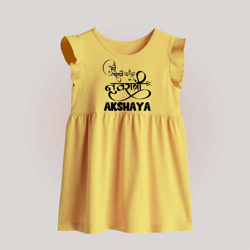 My First Navratri Baby frock | Custom Baby frock for Baby's First Navratri
