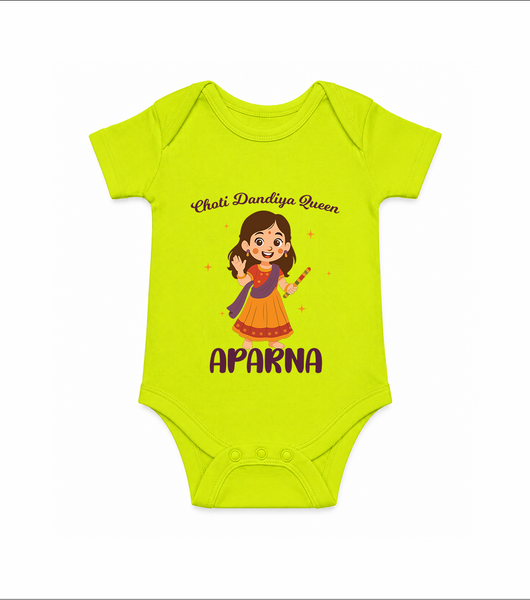 Meri Pehli Navratri Calligraphy Personalized Romper