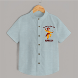 Little Dandiya Don Personalized Shirt - ARCTIC BLUE - 0 - 6 Months Old (Chest 23")