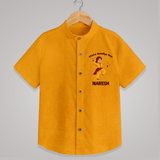Little Dandiya Don Personalized Shirt - CHROME YELLOW - 0 - 6 Months Old (Chest 23")