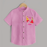 Dandiya Vibes Personalized Shirt - BABY PINK - 0 - 6 Months Old (Chest 23")