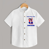Garba Groove Team Shirt | Personalized Baby Shirt for Festival Fun - WHITE - 0 - 6 Months Old (Chest 23")