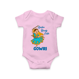 Garba Groove Team Personalized Romper - BABY PINK - New Born (Chest 14")