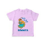 Garba Ready Cutie T-shirt | Custom Baby T-shirt for Garba and Navratri - LILAC - 0-5 Months Old (Chest 17")