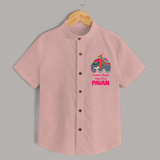 Festive Beats Tiny Feet Personalized Shirt - PEACH - 0 - 6 Months Old (Chest 23")