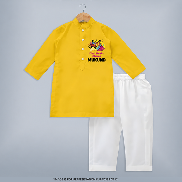 Dhol Beats Champ Personalized Kurta Set