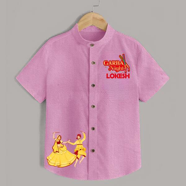 Garba Night Personalized Shirt - BABY PINK - 0 - 6 Months Old (Chest 23")