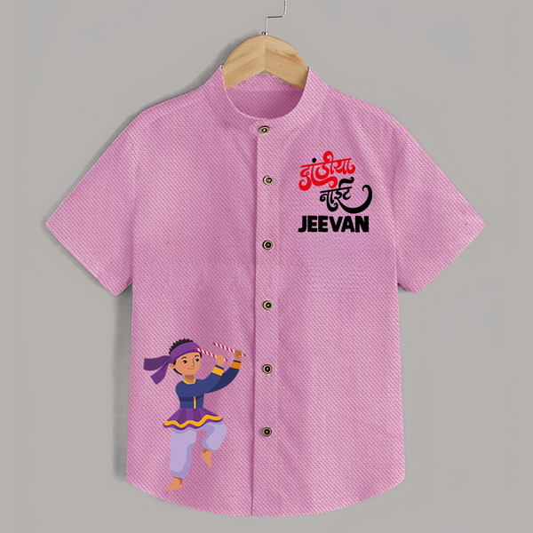 Indian Festive Vibes Personalized Shirt - BABY PINK - 0 - 6 Months Old (Chest 23")