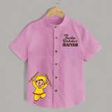 Little Rockstar Personalized Shirt - BABY PINK - 0 - 6 Months Old (Chest 23")