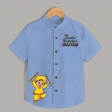 Little Rockstar Personalized Shirt - SKY BLUE - 0 - 6 Months Old (Chest 23")