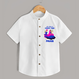 Ae Halo Garba Time Couple Dance Print Personalized Kids Shirt - WHITE - 0 - 6 Months Old (Chest 23")