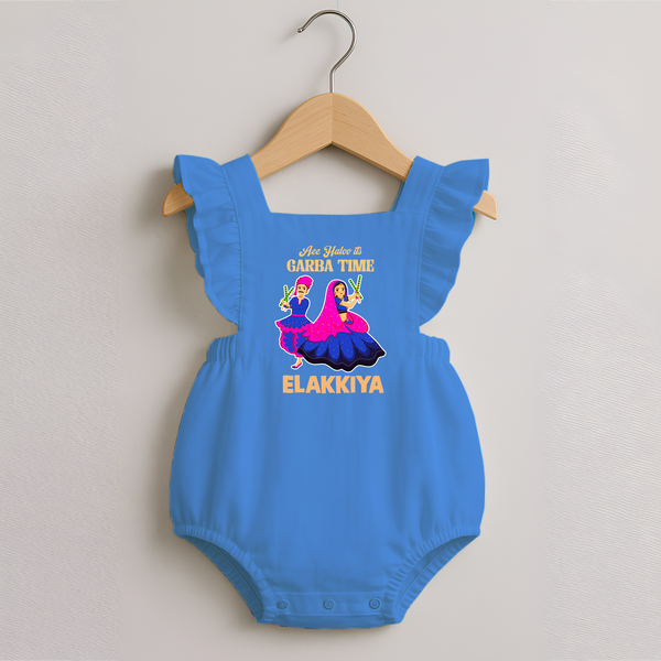 See You in Garba Time Personalized Romper Frock
