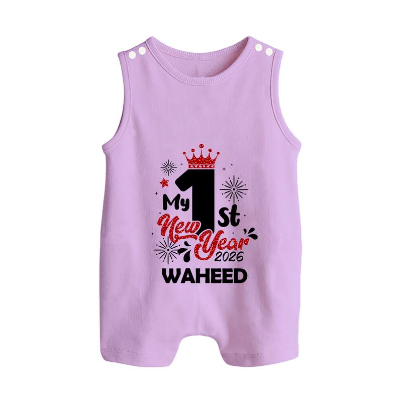 My 1st New Year 2026 | Customized Romper Suit   - LILAC - 0 - 5 Months Old (Chest 18")