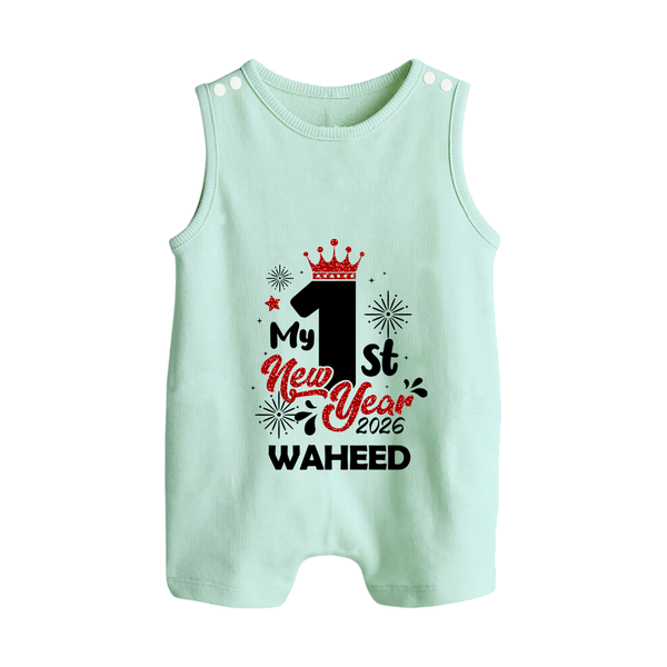 My 1st New Year 2026 | Customized Romper Suit   - MINT GREEN - 0 - 5 Months Old (Chest 18")