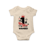 My 1st New Year 2026 | Customized Romper for Kids - IVORY - New Born (Chest 14")