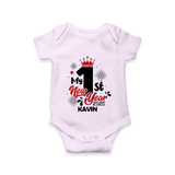 "My First New Year 2025 - Happy Memories With Our Customized Romper for Babies With Name" - LILAC - 0 - 3 Months Old (Chest 16")