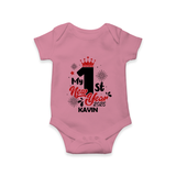 "My First New Year 2025 - Happy Memories With Our Customized Romper for Babies With Name" - ONION - 0 - 3 Months Old (Chest 16")