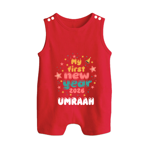 My First New Year 2026 – Colorful Stars | Personalised Romper Suit