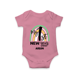 "My First New Year 2025 - Precious Memories With Our Customized Romper for Babies With Name" - ONION - 0 - 3 Months Old (Chest 16")