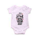 "My First New Year 2025 - Unforgettable With Our Customized Romper for Babies With Name" - LILAC - 0 - 3 Months Old (Chest 16")