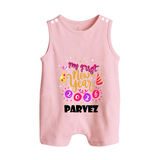 My First New Year 2026 – Party Theme| Customized Romper Suit   - BABY PINK - 0 - 5 Months Old (Chest 18")