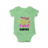 My First New Year 2026 – Party Theme| Customized Romper for Kids - GREEN - New Born (Chest 14")
