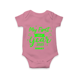 "My First New Year 2025 - Blissful Moments With Our Customized Romper for Babies With Name" - ONION - 0 - 3 Months Old (Chest 16")