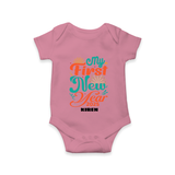 "My First New Year 2025 - Smiles Forever With Our Customized Romper for Babies With Name" - ONION - 0 - 3 Months Old (Chest 16")