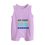 My First New Year 2026 | Customized Romper Suit   - LILAC - 0 - 5 Months Old (Chest 18")