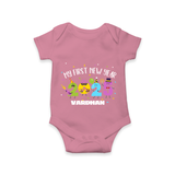 "My First New Year 2025 - Endless Joy With Our Customized Romper for Babies With Name" - ONION - 0 - 3 Months Old (Chest 16")