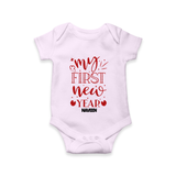 "My First New Year 2025 - Capturing Moments With Our Customized Romper for Babies With Name" - LILAC - 0 - 3 Months Old (Chest 16")