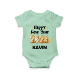 Happy New Year 2026 | Customized Romper for Kids - MINT GREEN - New Born (Chest 14")