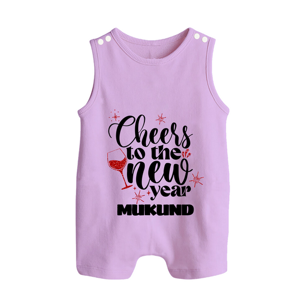 Cheers to the New Year | Personalised Romper Suit   - LILAC - 0 - 5 Months Old (Chest 18")