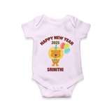 "Happy New Year 2025 - Golden Memories With Our Customized Romper for Babies With Name" - LILAC - 0 - 3 Months Old (Chest 16")