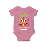 "Happy New Year 2025 - Magical Moments With Our Customized Romper for Babies With Name" - ONION - 0 - 3 Months Old (Chest 16")