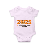 "Happy New Year 2025 - Sweet Memories With Our Customized Romper for Babies With Name" - LILAC - 0 - 3 Months Old (Chest 16")